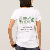 家族の再会 オーダーメイド Tシャツ (裏面)