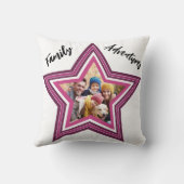 家族の冒険のスター写真 クッション (裏面)