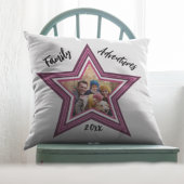 家族の冒険のスター写真 クッション