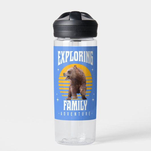 家族の冒険を探索する ウォーターボトル (正面)