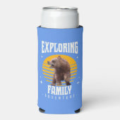 家族の冒険を探索する スリム缶クーラー (Seltzer正面)