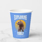 家族の冒険を探索する 紙コップ (正面)
