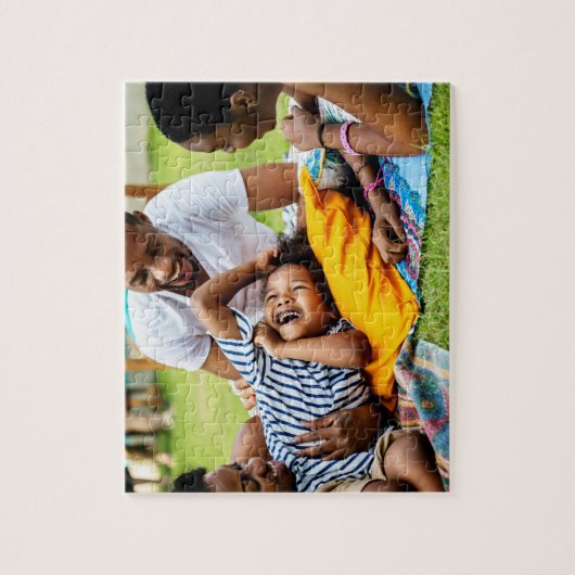 家族の写真あなたの独自の追加イメージを作成するマイ写真 ジグソーパズル (縦)