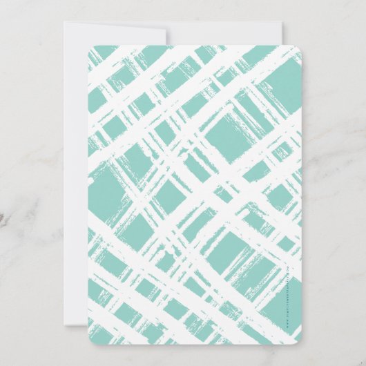 家族の写真おもしろい子供のカラフルこの季節 案内状 (裏面)