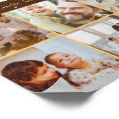 家族の写真かわい最高のパパは常に脚本の父の日 ポスター (角)