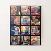 家族の写真ここに写真をコラージュ ジグソーパズル (縦)