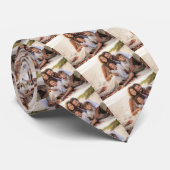 家族の写真すべてプリント – 水平の写真 ネクタイ (ロール)