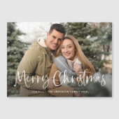 家族の写真での聖降誕祭お目出とう (正面)