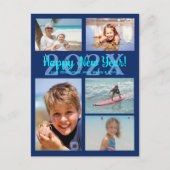 家族の写真で作るお正月年賀状セット シーズンポストカード (正面)