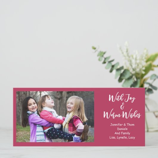 家族の写真とクリスマスの喜び | あたたかい願い (スタンド正面)