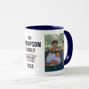 家族の写真とバラのツイート マグカップ