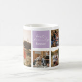 家族の写真と家族の引用文コーヒーマグ コーヒーマグカップ (中央)