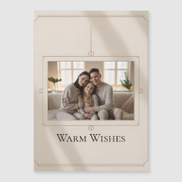 家族の写真のクリスマスカード