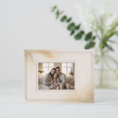 家族の写真のクリスマスカード シーズンポストカード (スタンド正面)