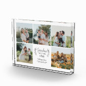 家族の写真のコラージュはパーソナライズされたおばあちゃんを愛している フォトブロック (右)