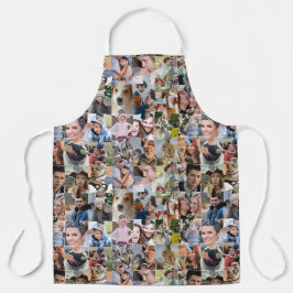 家族の写真のコラージュカスタム24写真パズルの形状 エプロン