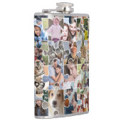 家族の写真のコラージュカスタム24写真パズルの形状 フラスク (右)