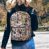 家族の写真のコラージュカスタム24写真パズルの形状 プリントバックパック