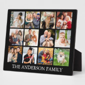 家族の写真のコラージュ – 色を選択 フォトプラーク (側面)