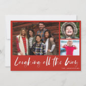 家族の写真のプレイドカードを笑い飛ばす シーズンカード (正面)