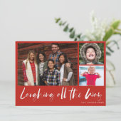 家族の写真のプレイドカードを笑い飛ばす シーズンカード (スタンド正面)