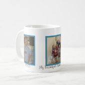 家族の写真のマグ コーヒーマグカップ (正面左)