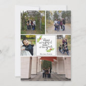 家族の写真の中で最も素晴らしい時間 シーズンカード (正面)