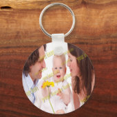 家族の写真の予算の特カッコいい別 キーホルダー (正面)