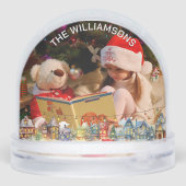 家族の写真の冬のシーン縁どライト (裏面)