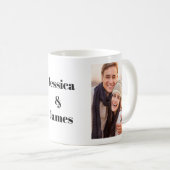 家族の写真の名前 コーヒーマグカップ (正面右)