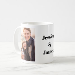 家族の写真の名前 コーヒーマグカップ