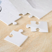 家族の写真の思い出パーソナライズされたのカスタム記念 ジグソーパズル (側面)