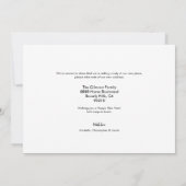 家族の写真の新しいアドレス新年の新しい家の移動 シーズンカード (裏面)