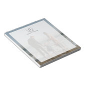 家族の写真の背景 |モノグラカスタムム ノートパッド (アングル)