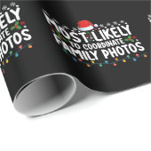 家族の写真をコーディネートする可能性が最も高いクリスマス ラッピングペーパー (ロールコーナー)