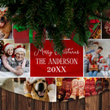 家族の写真をパーソナライズする名前メリークリスマス