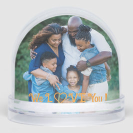 家族の写真をパーソナライズ冬の木