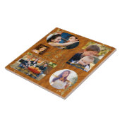 家族の写真アルバムコラージュ タイル (側面)