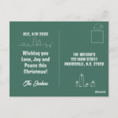 家族の写真アーチ(フローラ) ポストカード (裏面)