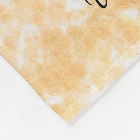 家族の写真ウォーターカラーレッドファミリーツリー引用文 フリースブランケット (角)