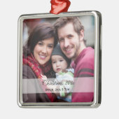 家族の写真オーナメント メタルオーナメント (左)