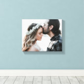 家族の写真キャンバスの印刷を作成する キャンバスプリント (インサイチュ (ウッドフロア))