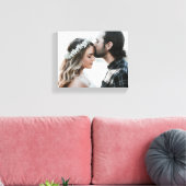 家族の写真キャンバスの印刷を作成する キャンバスプリント (インサイチュ (リビング))