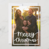家族の写真クリスマスカード – カスタムテンプレート シーズンカード (正面)
