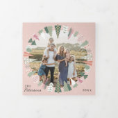 家族の写真クリスマスツリーズトリフォールドホリデーカード 三つ折りクリスマスカード (カバー)