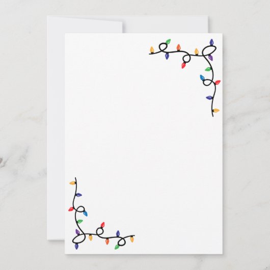 家族の写真クリスマスファースト シーズンカード (裏面)