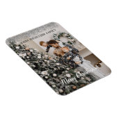 家族の写真クリスマスホリデーファミリー マグネット (右側)