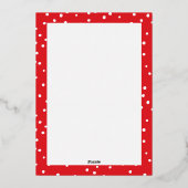 家族の写真クリスマスモダンタイポグラフィハッピーホール 箔シーズンカード (裏面)