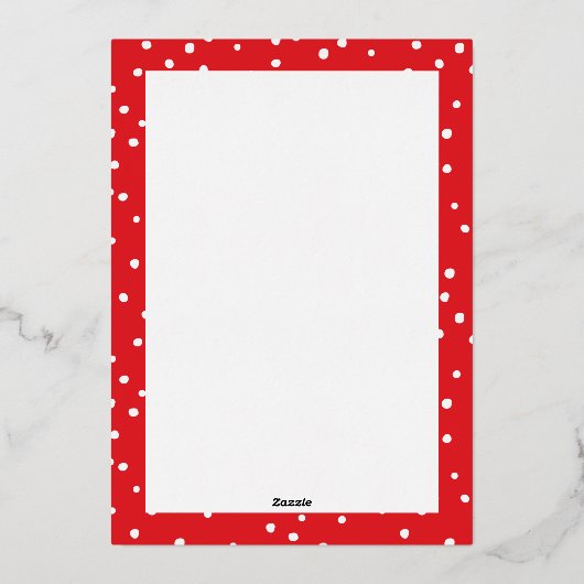 家族の写真クリスマスモダンタイポグラフィハッピーホール 箔シーズンカード (裏面)