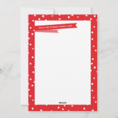 家族の写真クリスマスモダンタイポグラフィ幸せ シーズンカード (裏面)